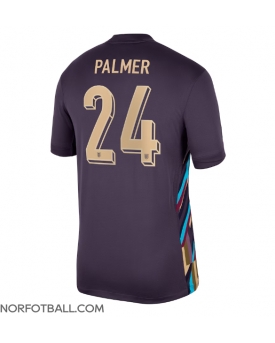 Billige Fotballdrakt England Cole Palmer #24 Replika Bortedrakt EM 2024 Kortermet
